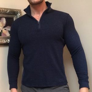 Murano liquid luxury sweater with zipper